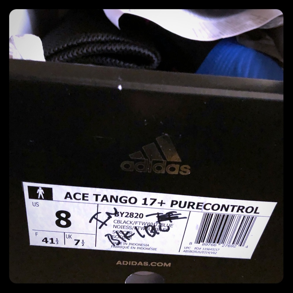 Adidas 17+ indoor soccer shoes